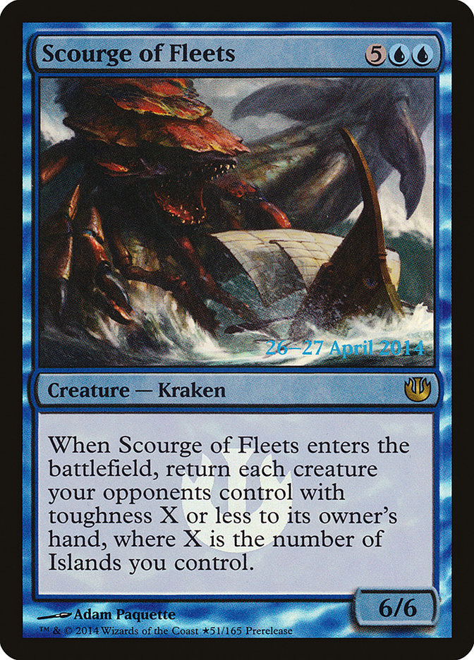 Scourge of Fleets [Journey into Nyx Prerelease Promos] | Silver Goblin