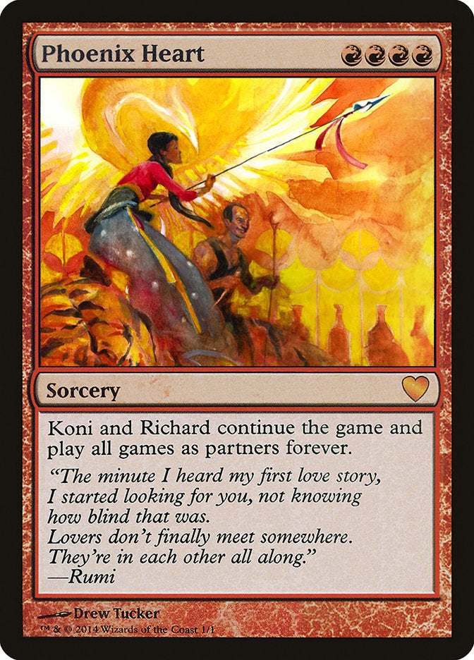 Phoenix Heart [Celebration Cards] | Silver Goblin