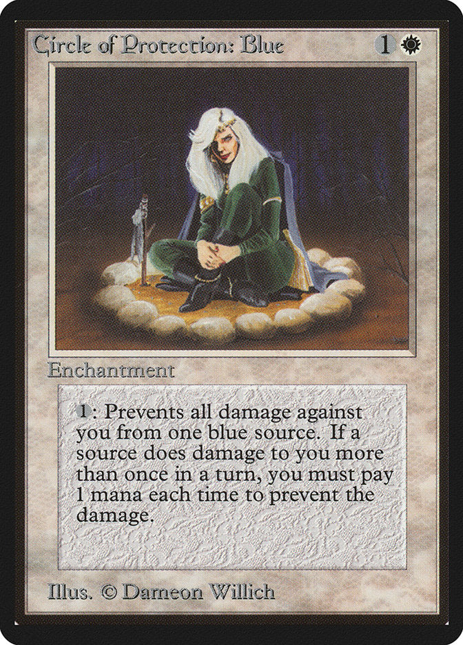 Circle of Protection: Blue [Beta Edition] | Silver Goblin