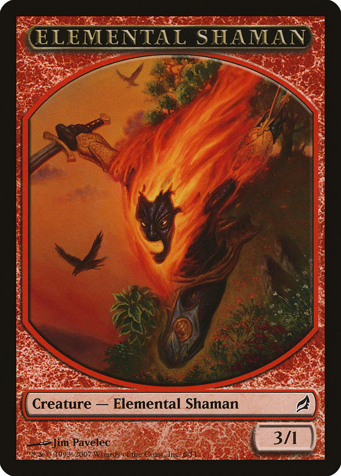 Elemental Shaman Token [Lorwyn Tokens] | Silver Goblin
