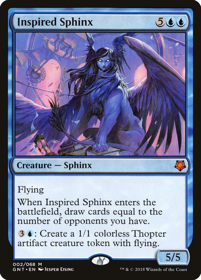 Inspired Sphinx [Game Night 2018] | Silver Goblin