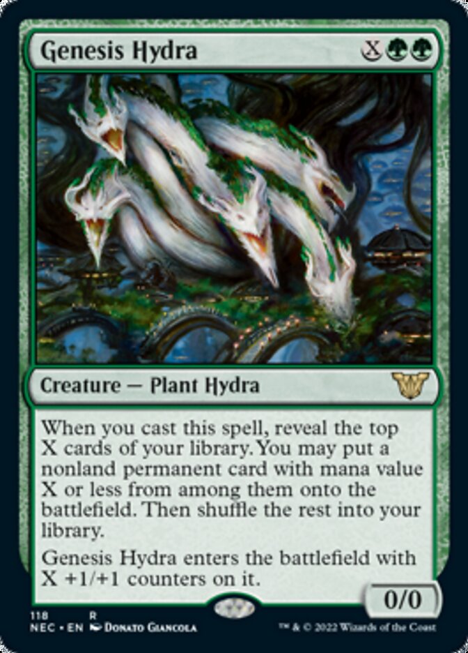 Genesis Hydra [Kamigawa: Neon Dynasty Commander] | Silver Goblin