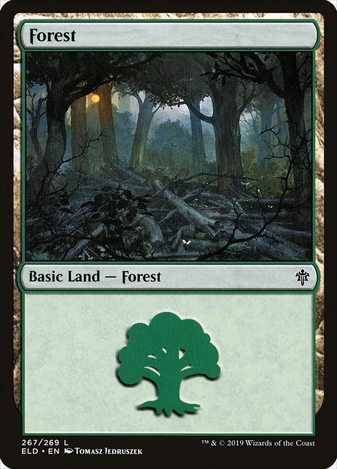 Forest (267) [Throne of Eldraine] | Silver Goblin