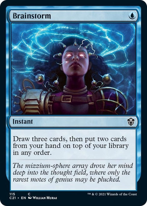 Brainstorm [Commander 2021] | Silver Goblin