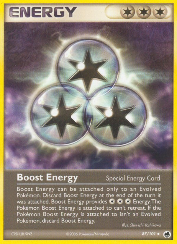 Boost Energy (87/101) [EX: Dragon Frontiers] | Silver Goblin