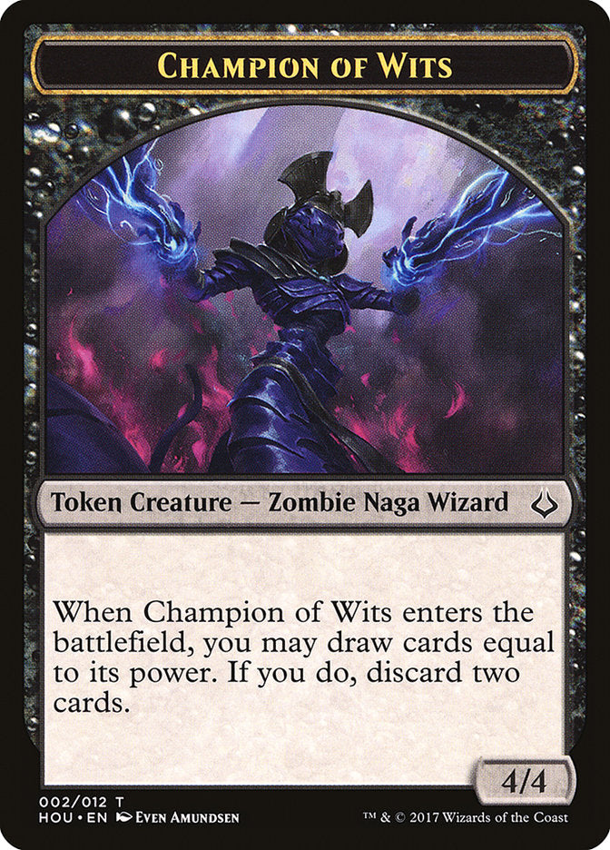 Champion of Wits Token [Hour of Devastation Tokens] | Silver Goblin