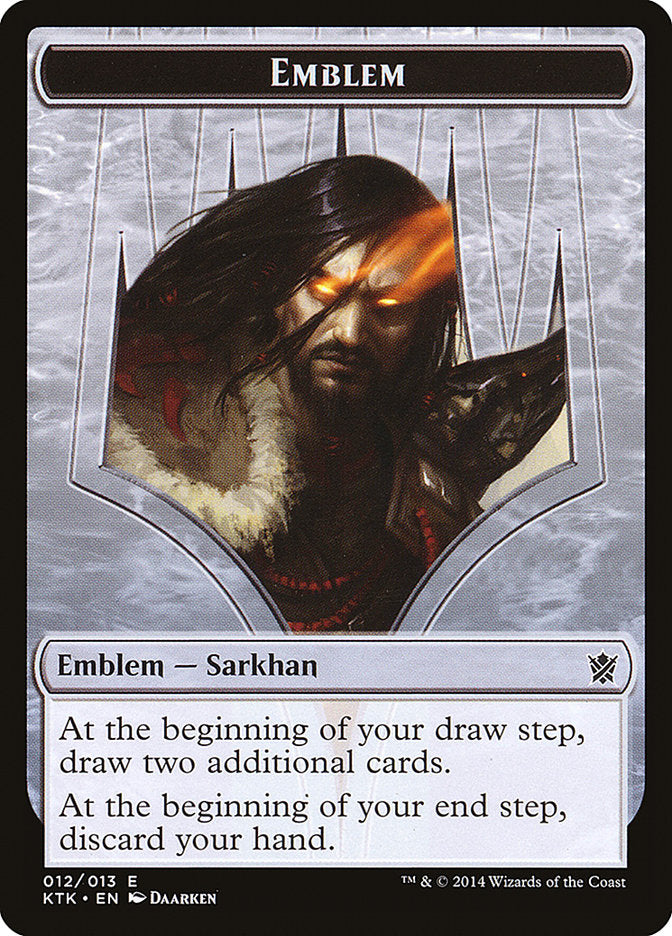 Sarkhan, the Dragonspeaker Emblem [Khans of Tarkir Tokens] | Silver Goblin
