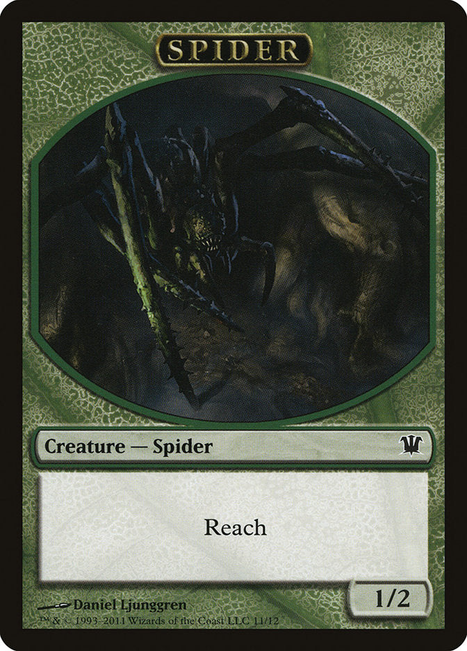 Spider Token [Innistrad Tokens] | Silver Goblin