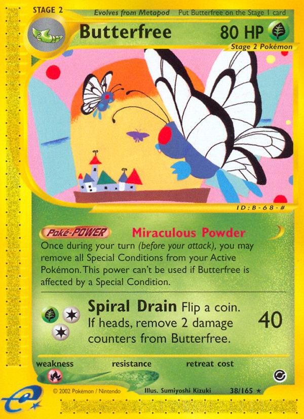 Butterfree (38/165) [Expedition: Base Set] | Silver Goblin