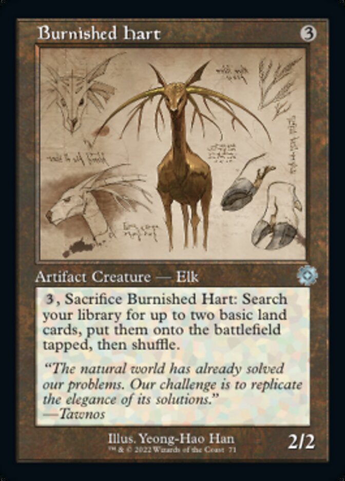 Burnished Hart (Retro Schematic) [The Brothers' War Retro Artifacts] | Silver Goblin