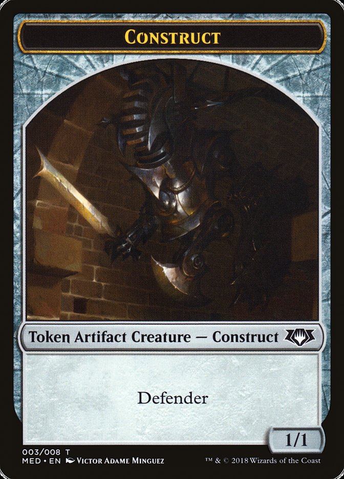 Construct Token (3) [Mythic Edition Tokens] | Silver Goblin