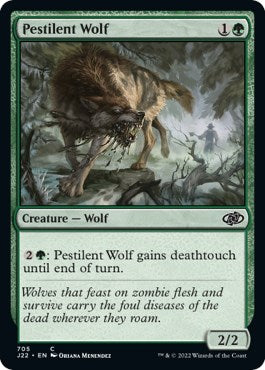 Pestilent Wolf [Jumpstart 2022] | Silver Goblin