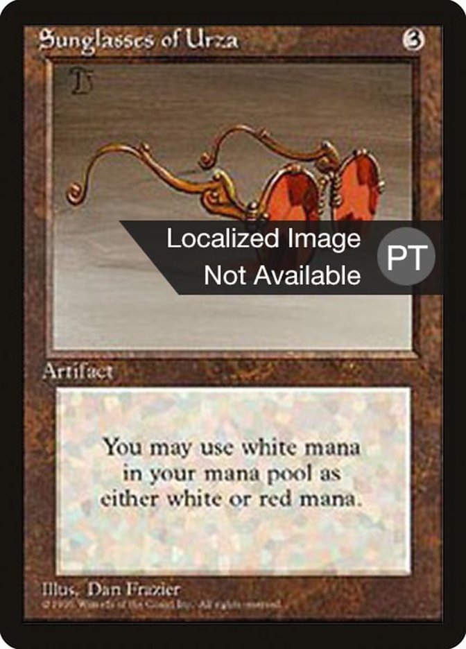 Sunglasses of Urza [Fourth Edition (Foreign Black Border)] | Silver Goblin