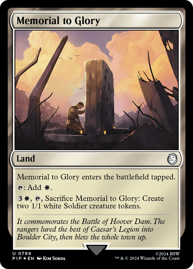 Memorial to Glory (Surge Foil) [Fallout] | Silver Goblin