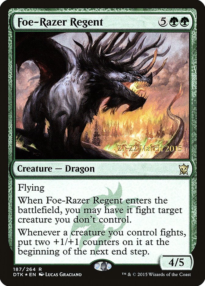 Foe-Razer Regent [Dragons of Tarkir Prerelease Promos] | Silver Goblin
