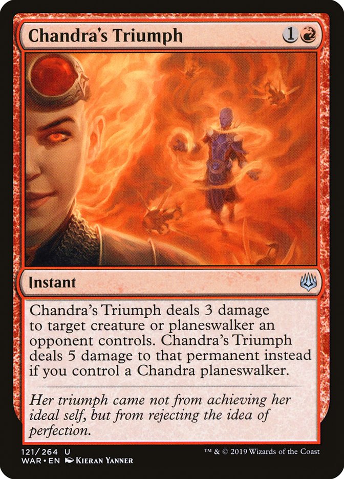 Chandra's Triumph [War of the Spark] | Silver Goblin