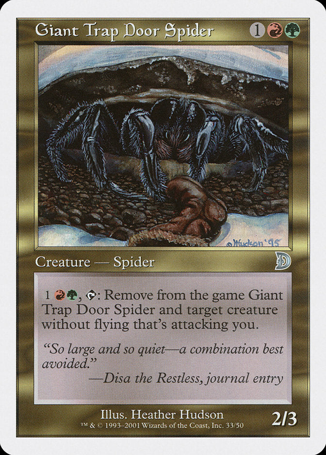 Giant Trap Door Spider [Deckmasters] | Silver Goblin