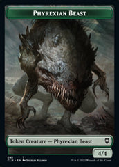 Phyrexian Beast // Wurm Double-Sided Token [Commander Legends: Battle for Baldur's Gate Tokens] | Silver Goblin