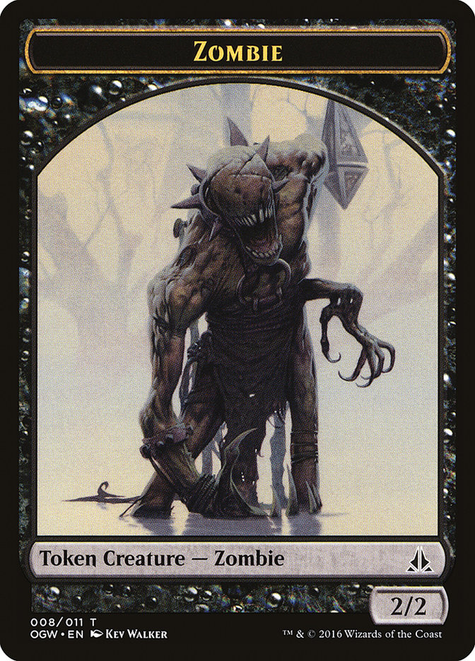 Zombie Token [Oath of the Gatewatch Tokens] | Silver Goblin