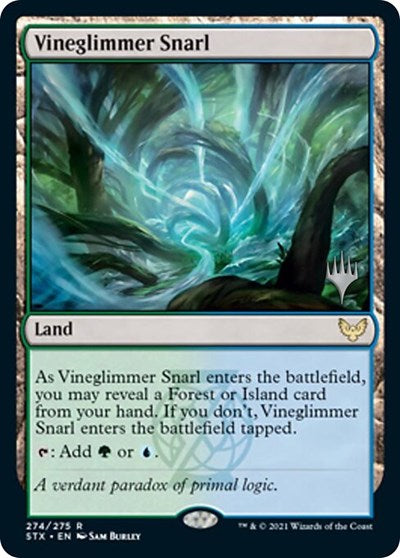 Vineglimmer Snarl (Promo Pack) [Strixhaven: School of Mages Promos] | Silver Goblin
