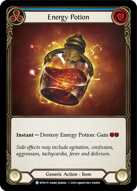 Energy Potion [U-WTR170] (Welcome to Rathe Unlimited)  Unlimited Rainbow Foil | Silver Goblin