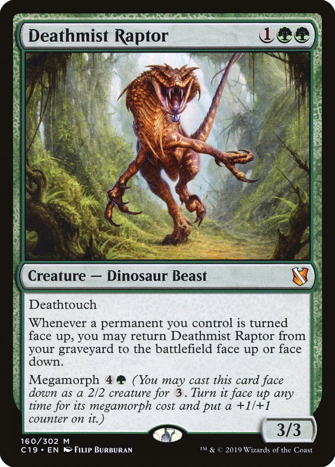 Deathmist Raptor [Commander 2019] | Silver Goblin