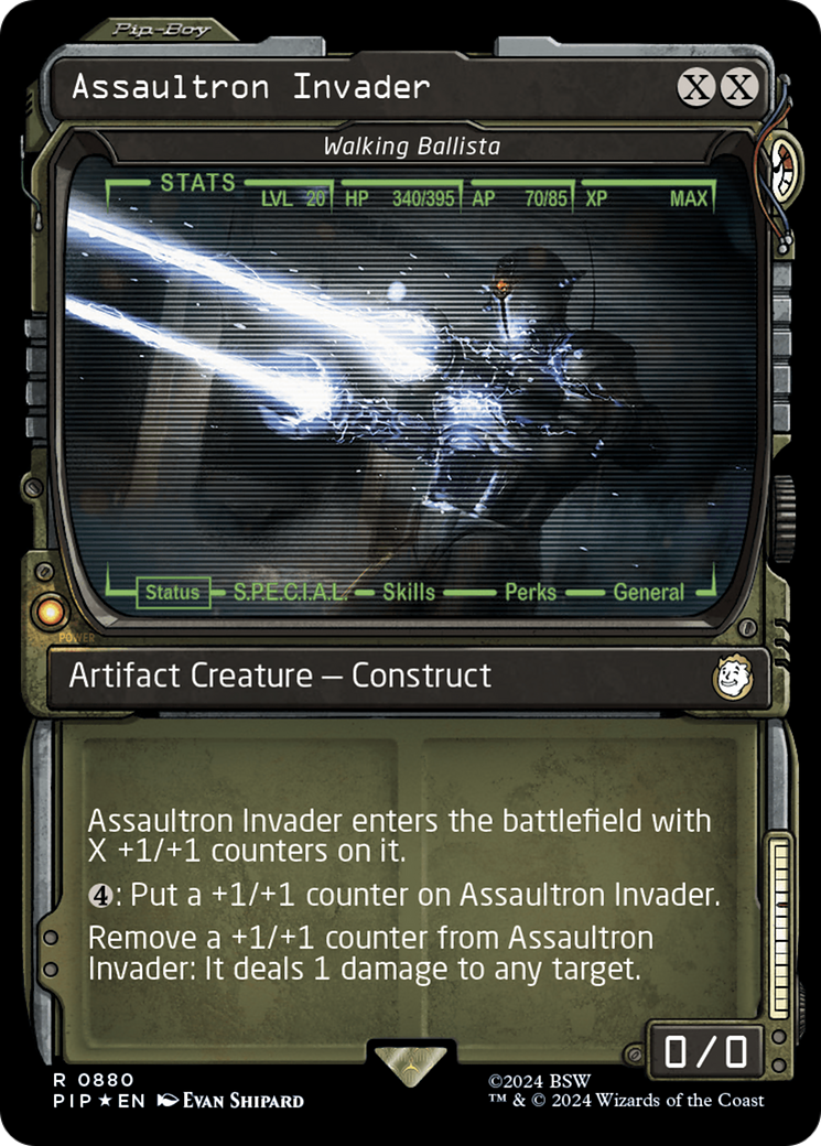 Assaultron Invader - Walking Ballista (Surge Foil) [Fallout] | Silver Goblin