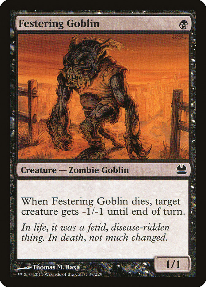 Festering Goblin [Modern Masters] | Silver Goblin