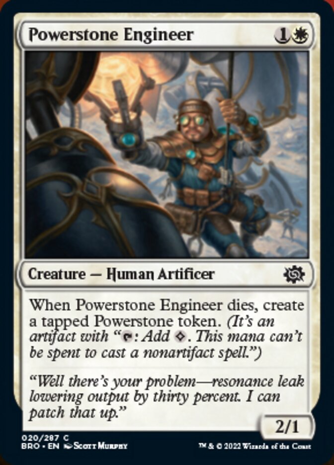 Powerstone Engineer [The Brothers' War] | Silver Goblin