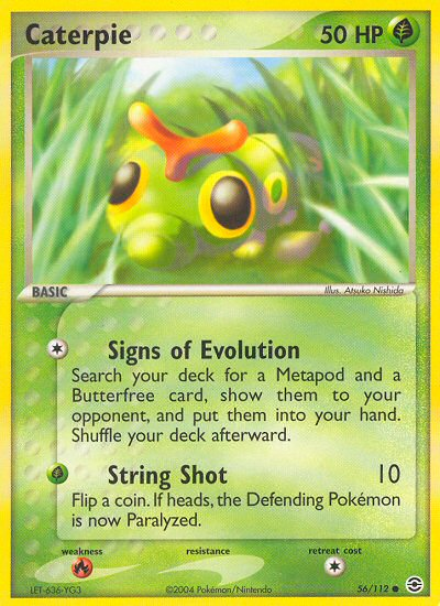 Caterpie (56/112) [EX: FireRed & LeafGreen] | Silver Goblin