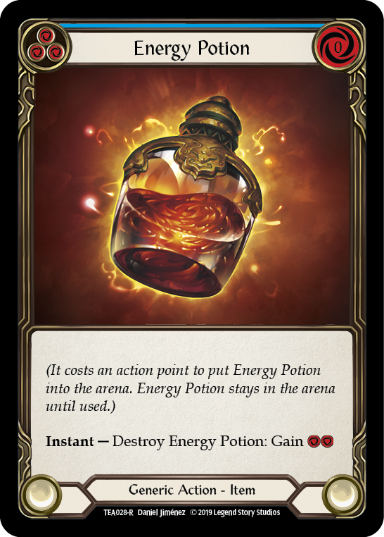 Energy Potion [TEA028-R] (Dorinthea Hero Deck)  1st Edition Normal | Silver Goblin