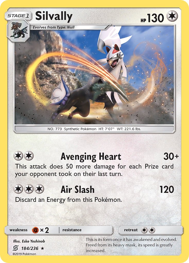 Silvally (184/236) (Theme Deck Exclusive) [Sun & Moon: Unified Minds] | Silver Goblin