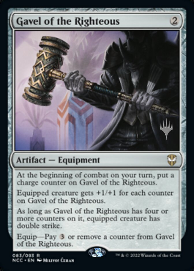Gavel of the Righteous (Promo Pack) [Streets of New Capenna Commander Promos] | Silver Goblin