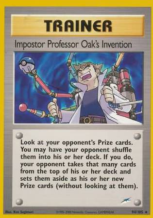 Impostor Professor Oak's Invention (94/105) [Neo Destiny Unlimited] | Silver Goblin
