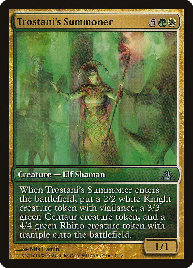 Trostani's Summoner (Game Day) [Dragon's Maze Promos] | Silver Goblin