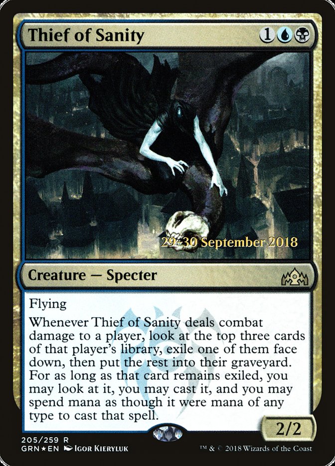 Thief of Sanity [Guilds of Ravnica Prerelease Promos] | Silver Goblin