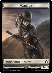 Treasure (0019) // Warrior Double-Sided Token [Fallout Tokens] | Silver Goblin