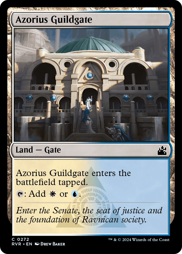 Azorius Guildgate [Ravnica Remastered] | Silver Goblin