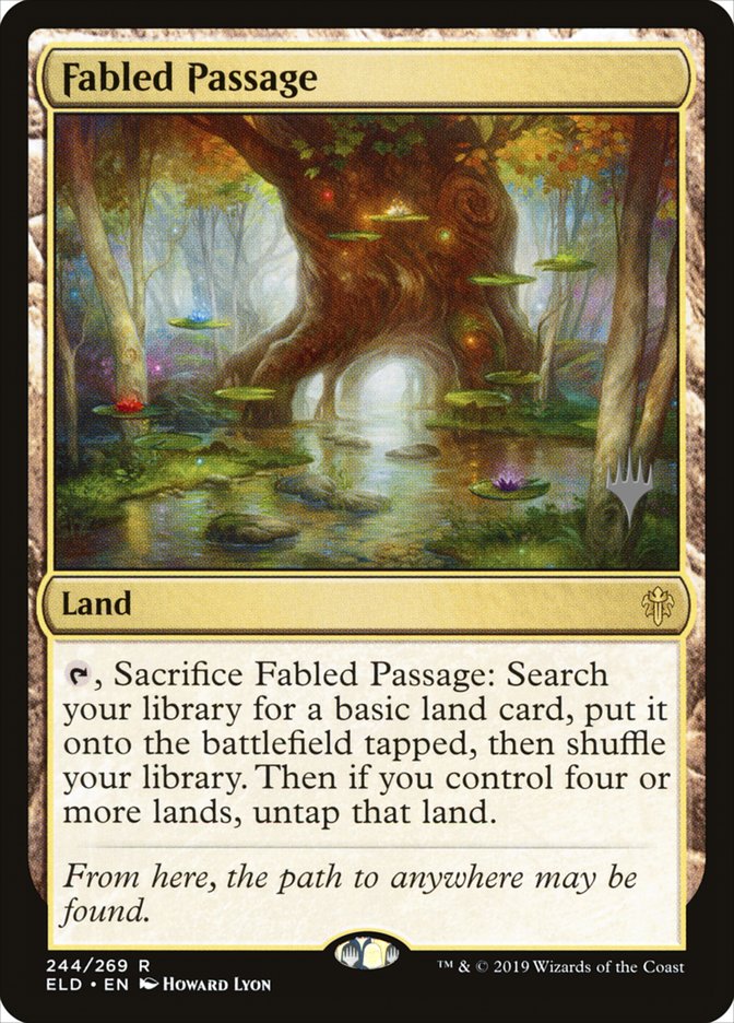 Fabled Passage (Promo Pack) [Throne of Eldraine Promos] | Silver Goblin