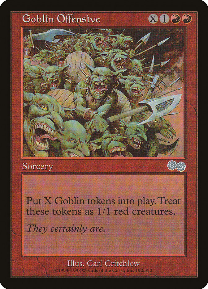 Goblin Offensive [Urza's Saga] | Silver Goblin
