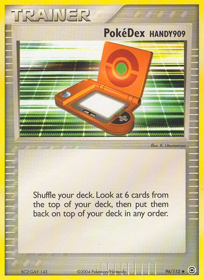 PokeDex HANDY909 (96/112) [EX: FireRed & LeafGreen] | Silver Goblin