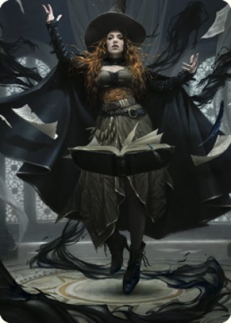Tasha, the Witch Queen Art Card (41) [Commander Legends: Battle for Baldur's Gate Art Series] | Silver Goblin