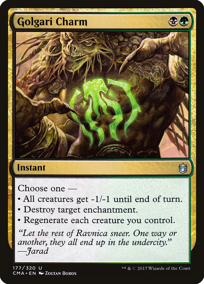 Golgari Charm [Commander Anthology] | Silver Goblin