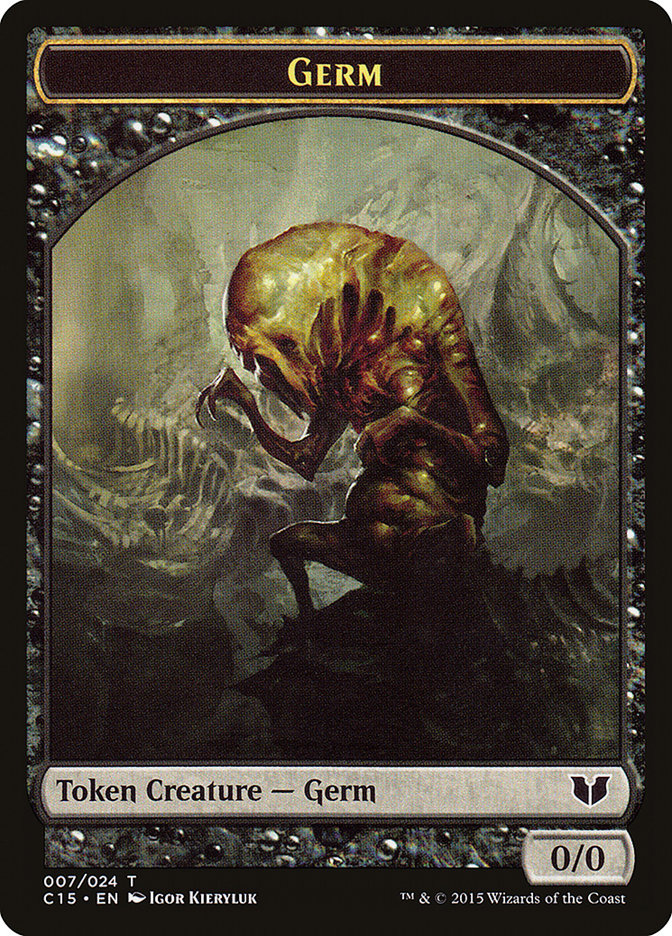 Germ // Zombie Double-Sided Token [Commander 2015 Tokens] | Silver Goblin