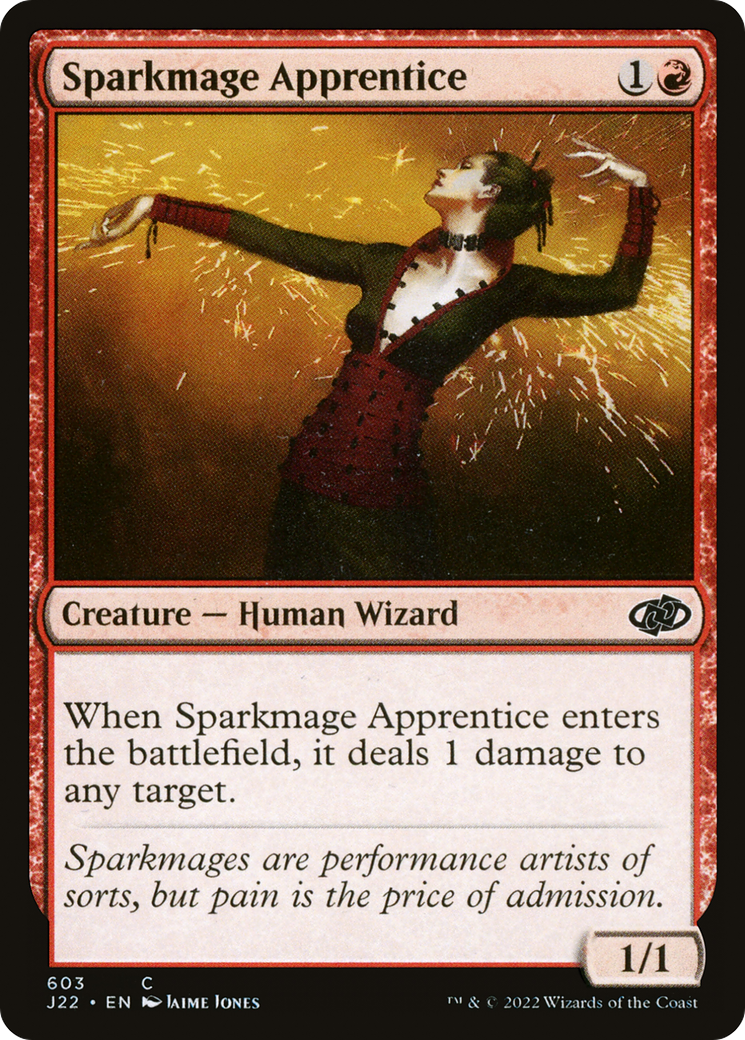 Sparkmage Apprentice [Jumpstart 2022] | Silver Goblin