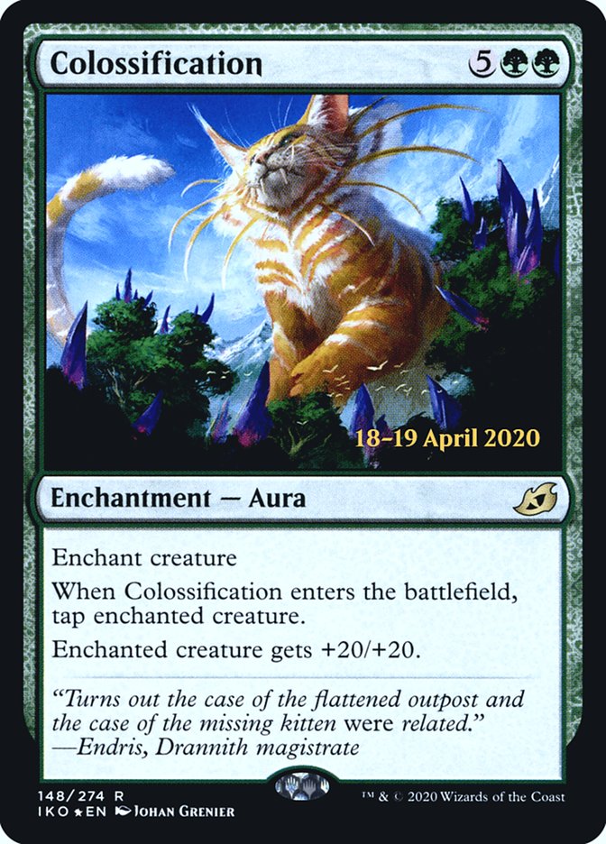 Colossification [Ikoria: Lair of Behemoths Prerelease Promos] | Silver Goblin