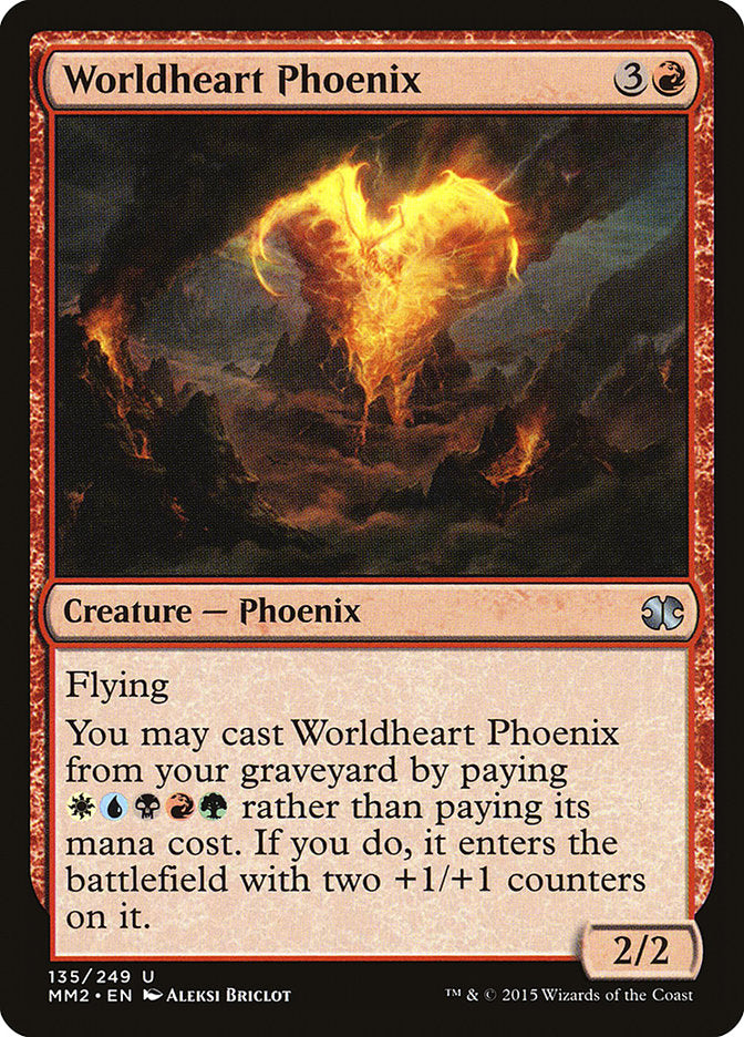 Worldheart Phoenix [Modern Masters 2015] | Silver Goblin