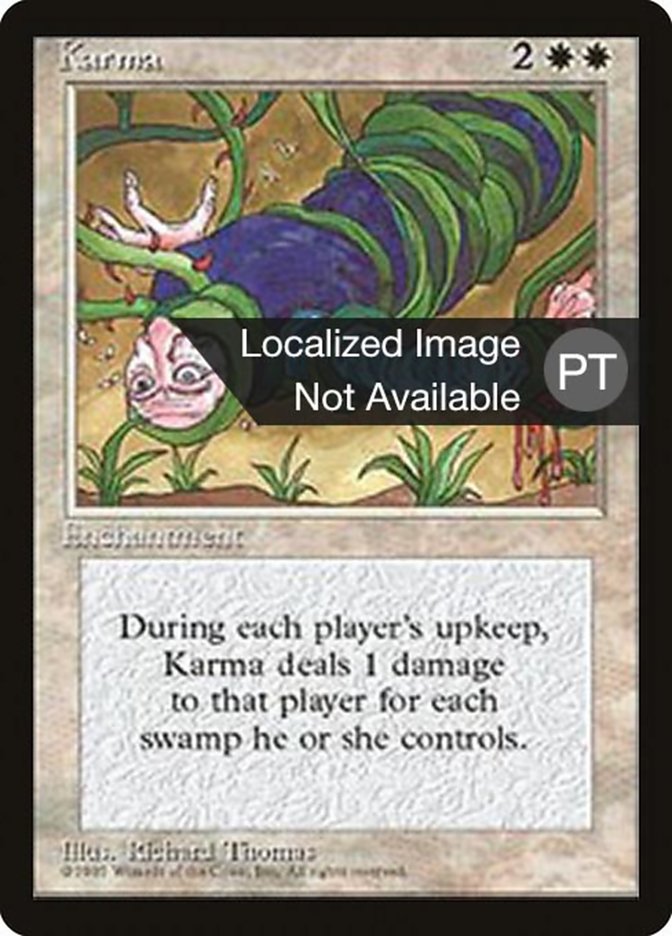 Karma [Fourth Edition (Foreign Black Border)] | Silver Goblin