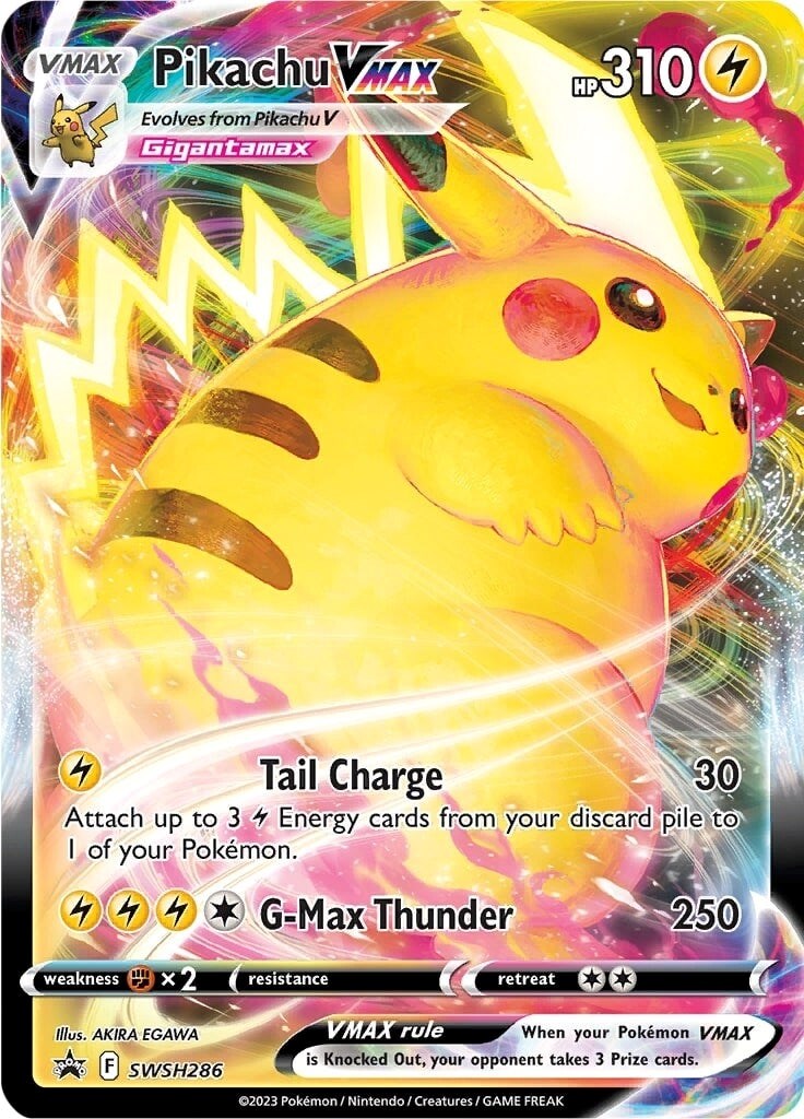 Pikachu VMAX (SWSH286) (Jumbo Card) [Sword & Shield: Black Star Promos] | Silver Goblin