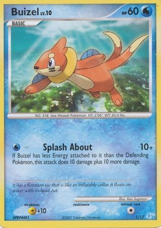 Buizel (1/12) [Diamond & Pearl: Trainer Kit - Manaphy] | Silver Goblin